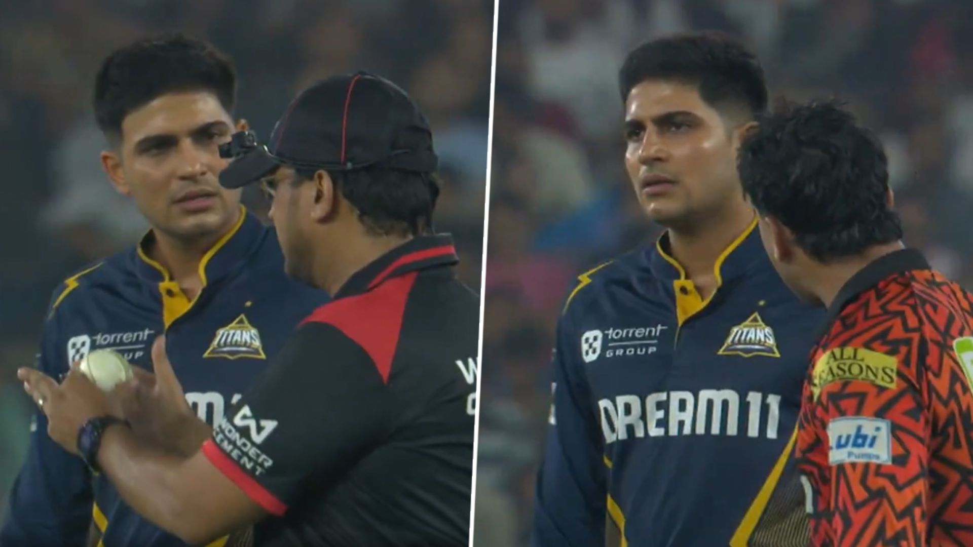 Shubman Gill Heated Argument With Umpire: अभिषेक शर्माविरुद्ध डीआरएसवरून शुभमन गिल संतापला; पंचांशी भिडला (Watch Video)