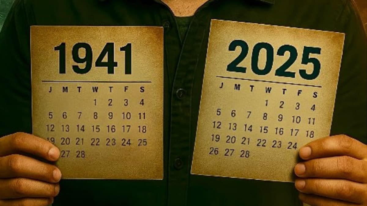 1941-2025 Calendar: योगायोग की पुनरावृत्ती? तोच महिना, तेच दिवस आणि तशाच घटना, 2025 चे कॅलेंडर जुळत आहे 1941 शी, जाणून घ्या सविस्तर
