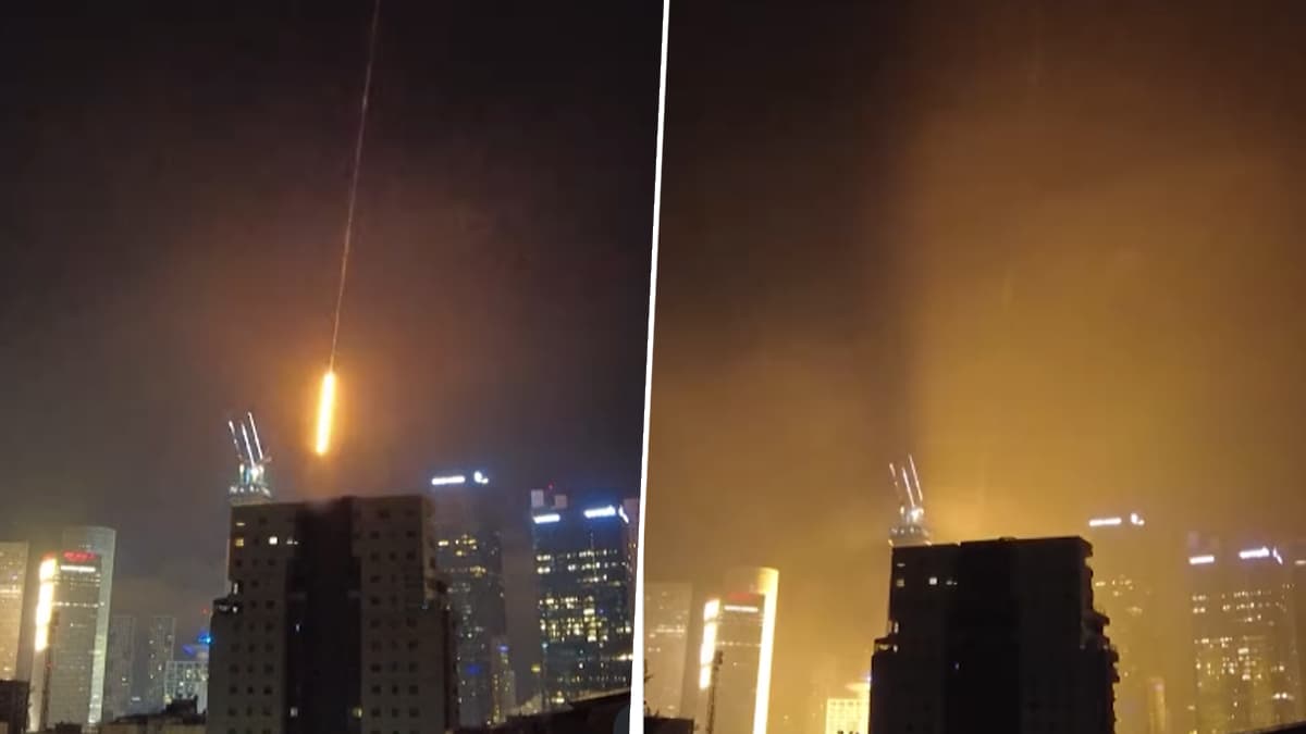 Israel-Iran Conflict: इस्रायल-इराणमधील संघर्ष वाढला; तेहरानने 2 बॅरेजमधून तेल अवीववर सुमारे 150 बॅलिस्टिक क्षेपणास्त्रे डागली