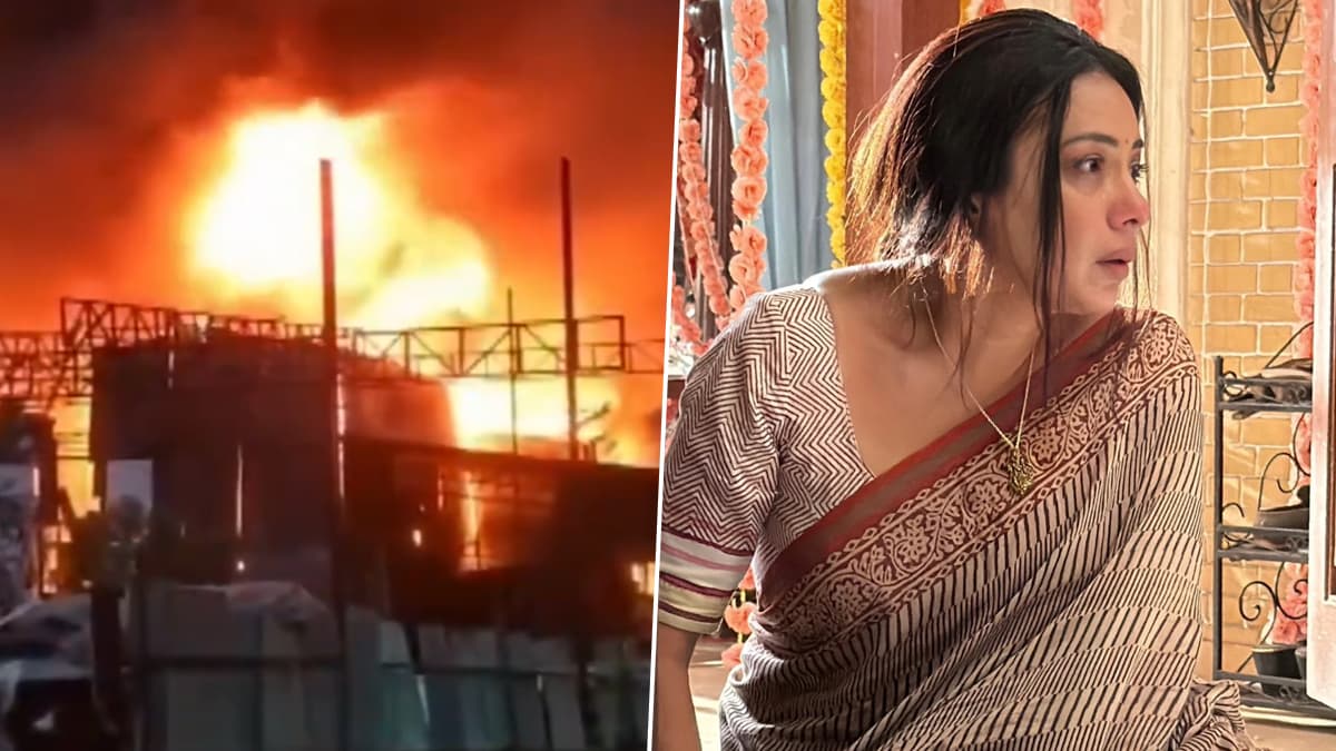 Fire Breaks Out On Anupamaa Set: मुंबईतील गोरेगाव फिल्म सिटीमध्ये 'अनुपमा' मालिकेच्या सेटवर भीषण आग; AICWA ची निर्मात्यांवर कारवाईची मागणी (Video)