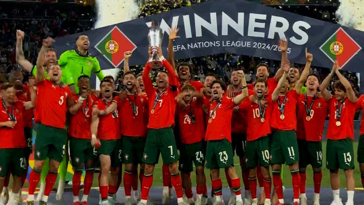 UEFA Nations League Finals 2025: स्पेनला हरवून पोर्तुगालने नेशन्स लीग चॅम्पियन ट्रॉफी जिंकली, पेनल्टी शूटआउटमध्ये स्पेनला 5-3 ने हरवले; क्रिस्टियानो रोनाल्डो झाला भावूक
