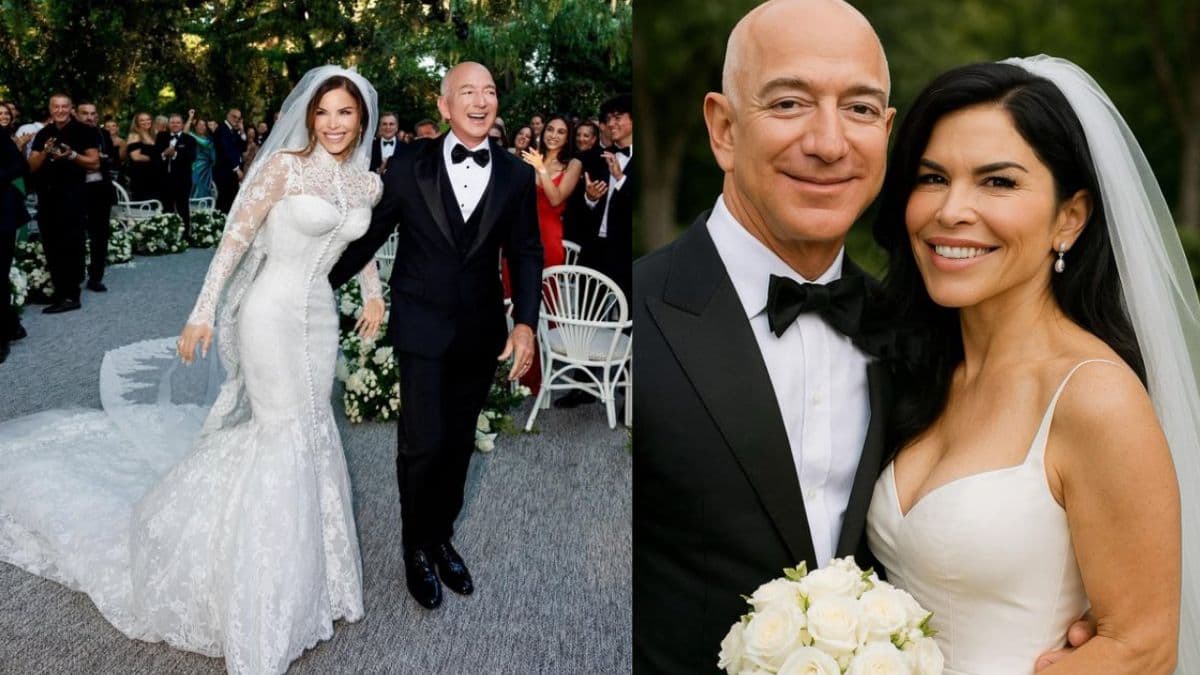 Jeff Bezos-Lauren Sanchez’s Wedding: ॲमेझॉनचे संस्थापक जेफ बेझोस आणि लॉरेन सांचेझ यांनी इटलीतील व्हेनिस येथे बांधली लग्नगाठ; पहा फोटोज