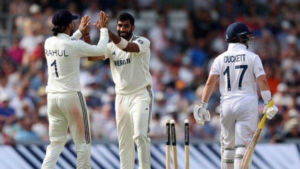 IND vs ENG 1st Test 2025 Day 2 Live Score Update: इंग्लंडचा दुसरा बळी पडला, बुमराहने भारताला दिला पुनरागमनाचा मार्ग; पोप-डकेटची भागीदारी तुटली