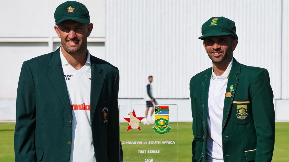 SA vs ZIM 1st Test Match Day 1 Stumps Scorecard: पहिल्या दिवसाचा खेळ संपला, दक्षिण आफ्रिकेने ठोकले 418 धावा; पदार्पणात लुआन-ड्रे प्रिटोरियसचे शानदार शतक