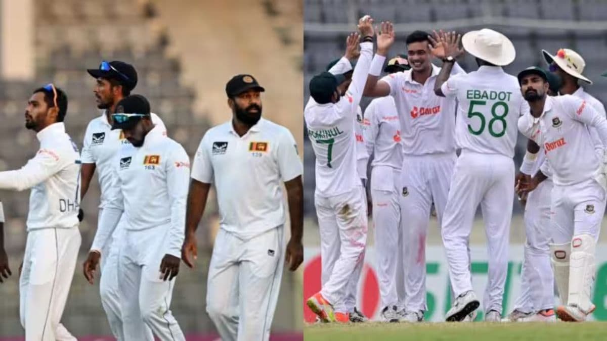 SL vs BAN 1st Test 2025 Day 4 Scorecard, Stumps: बांग्लादेशची दुसऱ्या डावात दमदार खेळी: 3 विकेट्स गमावून केल्या 177 धावा, श्रीलंकेवर 187 धावांची आघाडी