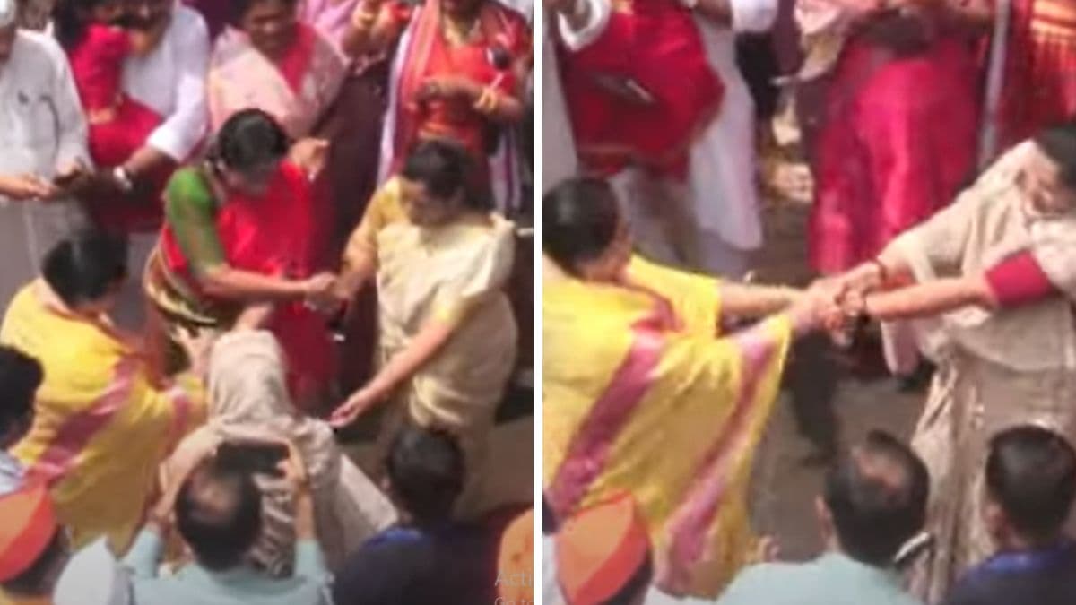 संत तुकाराम महाराजांच्या पालखी प्रस्थान सोहळ्यात खासदार सुनेत्रा पवार यांनी घेतला फुगडी चा आनंद (Watch Video)