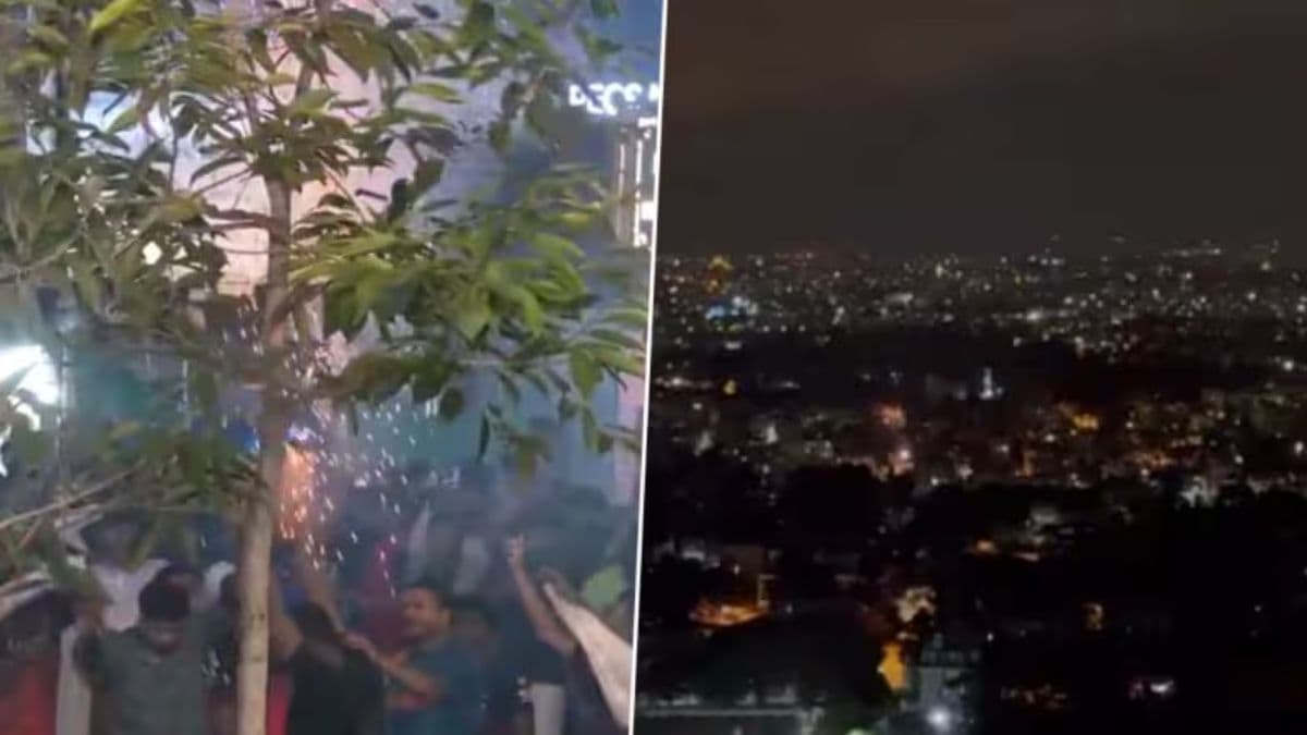 Royal Challengers Bengaluru Win IPL 2025: आरसीबीचा 18 वर्षांचा दुष्काळ संपला, पहिल्यादांच नावावर केली आयपीएल ट्राॅफी; चाहत्यांनी फटाके फोडून साजरा केला आनंद