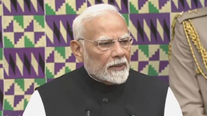PM Modi Address Parliament of Ghana: 'लोकशाही ही व्यवस्था नाही तर संस्कृती आहे'; घानाच्या संसदेत पंतप्रधान मोदींनी केलं भाषण