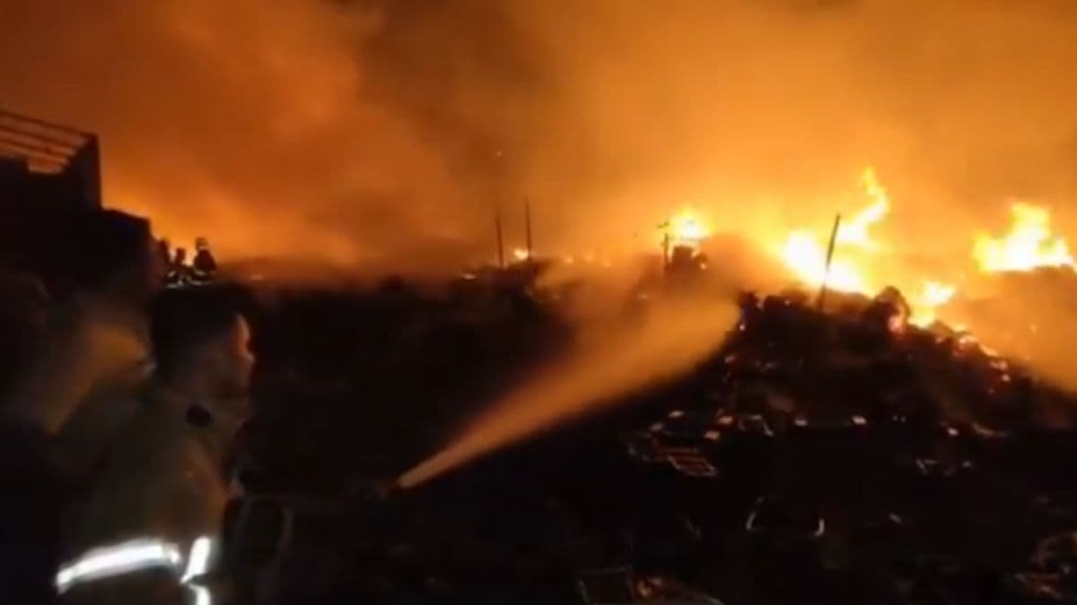 Navi Mumbai Fire: नवी मुंबईतील तुर्भे ट्रक टर्मिनलमध्ये भीषण आग, अनेक वाहने जळून खाक