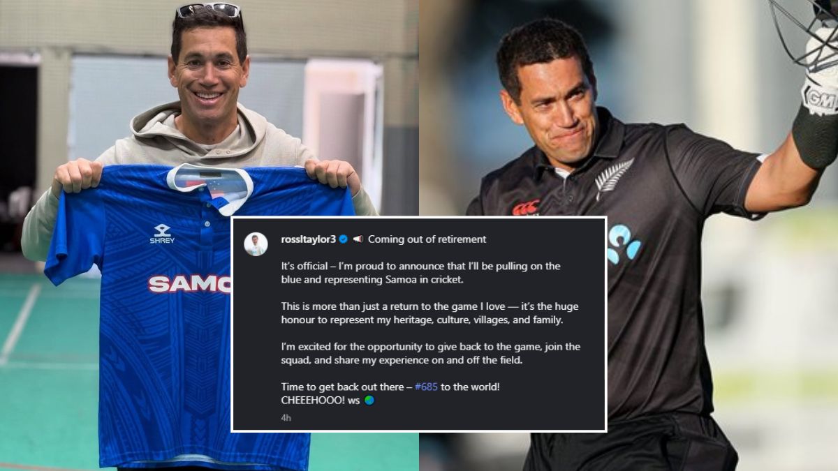 Ross Taylor Comes Out of Retirement: न्यूझीलंडचा माजी क्रिकेटपटू रॉस टेलर पुन्हा मैदानात! न्यूझीलंडला सोडून आता 'या' देशासाठी खेळणार