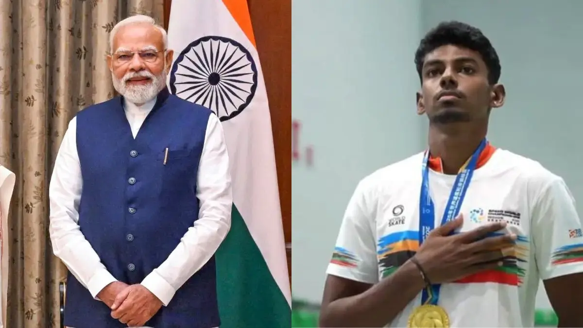 भारताला मिळाला पहिला स्केटिंग विश्वविजेता, आनंद कुमारने सुवर्णपदक जिंकले; पंतप्रधान मोदींनी केले अभिनंदन