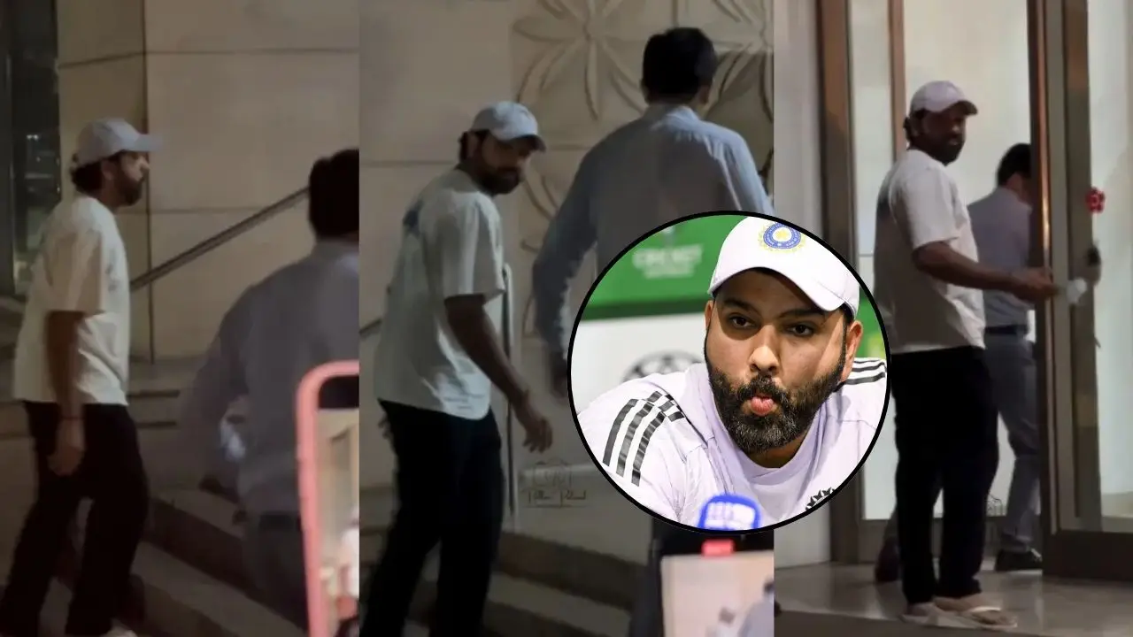 क्रिकेट फॅन्सची चिंता वाढली! Rohit Sharma अचानक रुग्णालयात; समोर आला Video
