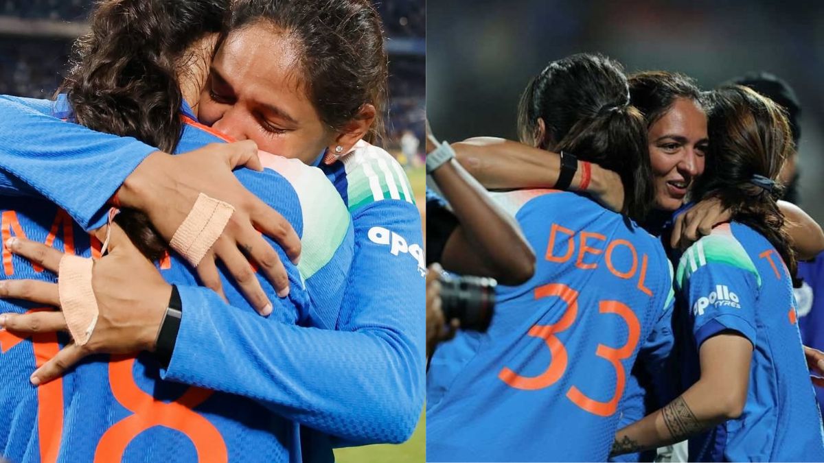 ICC Women's World Cup 2025: डोळ्यात अश्रू, चेहऱ्यावर समाधान आणि जग मुठीत... पहिल्यांदा चॅम्पियन बनल्यानंतर मैदानात टीम इंडियाचा जल्लोष!