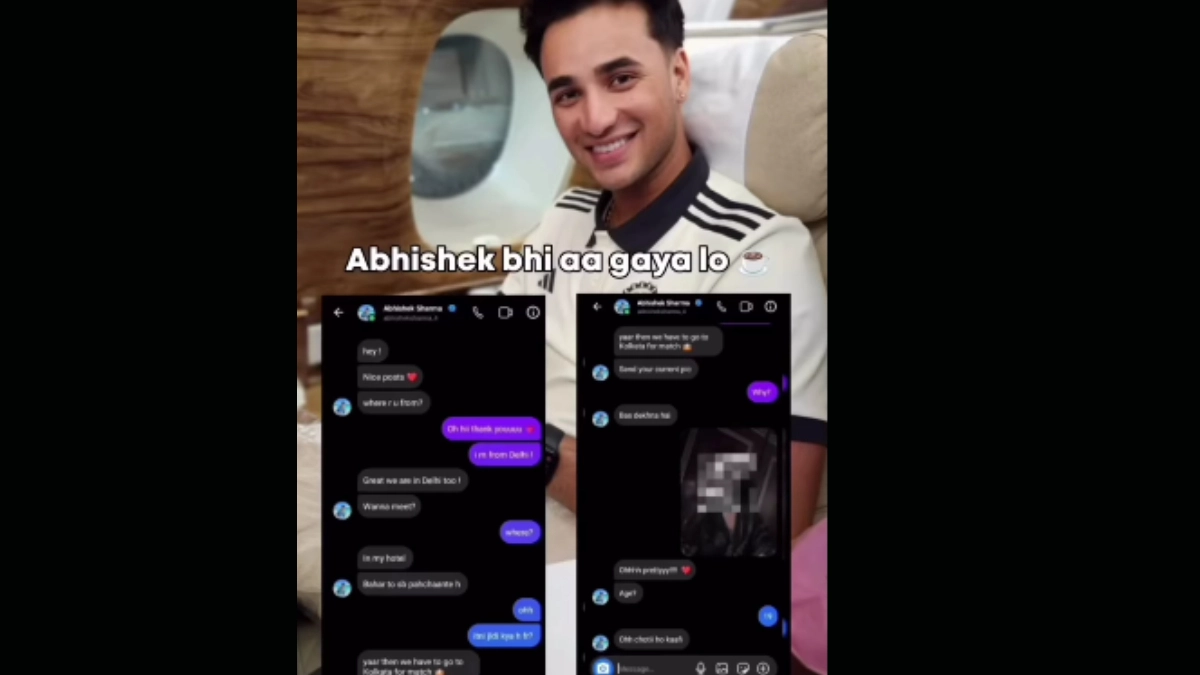 Abhishek Sharma Alleged Chat Leak: आयपीएल 'प्लेअर एक्सपोज' ट्रेंड मध्ये अभिषेक शर्माच्या कथित चॅटचा स्क्रीनशॉट सोशल मीडियावर व्हायरल