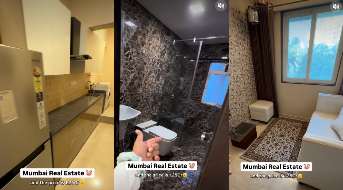 Mumbai Real Estate Outrage Viral Video: 1.25 कोटींचा 'कॉम्पॅक्ट' फ्लॅट, Kitchen समोरच बाथरूम; व्हायरल व्हिडिओमुळे सोशल मीडियावर संताप