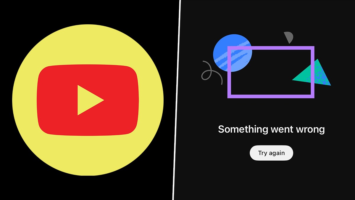 YouTube Down: युट्युब जगभरात ठप्प, 'Something Went Wrong' एररमुळे लाखो युझर्सना फटका; अमेरिकेसह भारतातही सेवा विस्कळीत
