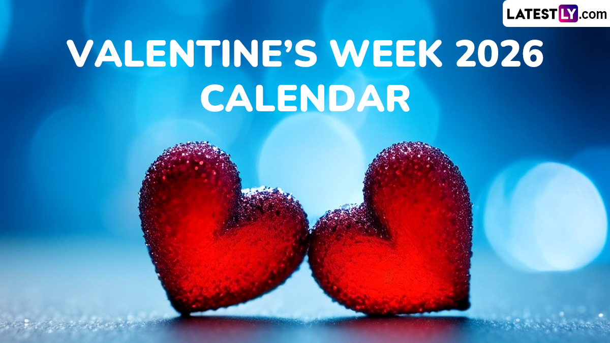 Valentine's Week 2026 Full Schedule: रोझ डे पासून ते व्हॅलेंटाईन डे पर्यंत; जाणून घ्या 7 दिवसांची यादी आणि महत्त्व