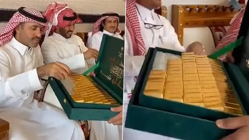 24-Carat Gold Biscuit Viral Video: सोन्याचे बिस्किट की चॉकलेट? सौदी अरेबियातील लग्नातील व्हायरल व्हिडिओमुळे इंटरनेटवर चर्चा