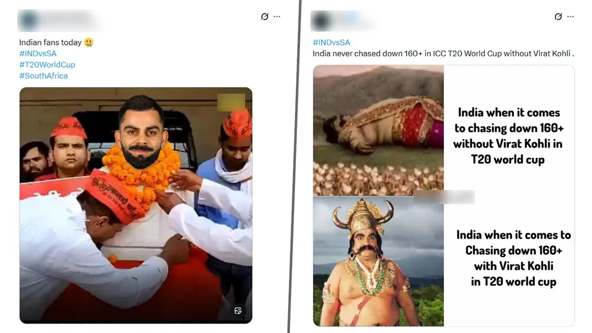 Team India Funny Memes Go Viral: दक्षिण आफ्रिकेकडून भारताचा ७६ धावांनी दारूण पराभव; चाहत्यांचा सोशल मीडियावर मीम्सचा पाऊस