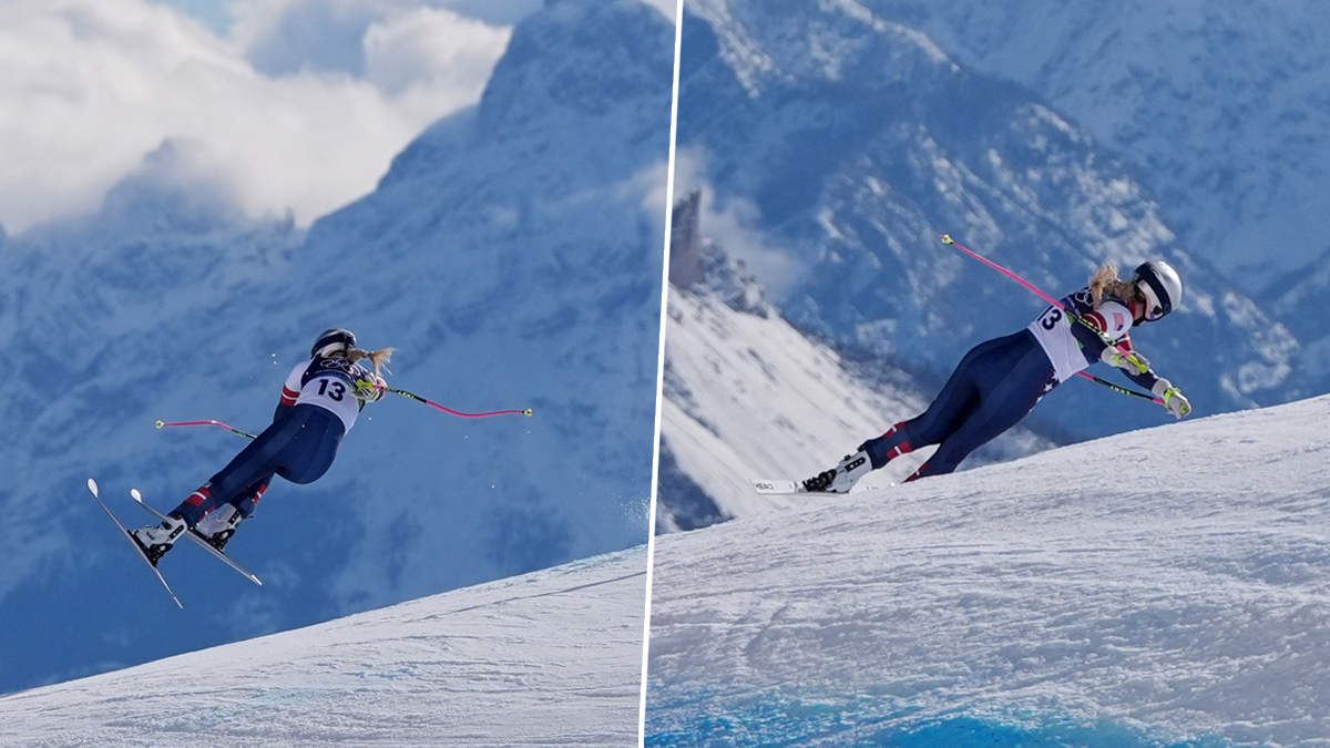 Lindsey Vonn Crash Video: हिवाळी ऑलिंपिक 2026, अमेरिकेची स्टार खेळाडू लिंडसे वॉनचा भीषण अपघात; एअरलिफ्ट करून रुग्णालयात दाखल