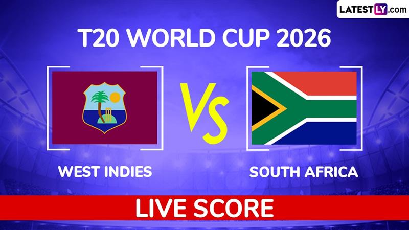 West Indies vs South Africa Live Score: वेस्ट इंडिज विरुद्ध दक्षिण आफ्रिका लाईव्ह स्कोअर: सुपर 8 मध्ये अव्वल स्थानासाठी नरेंद्र मोदी स्टेडियमवर चुरस
