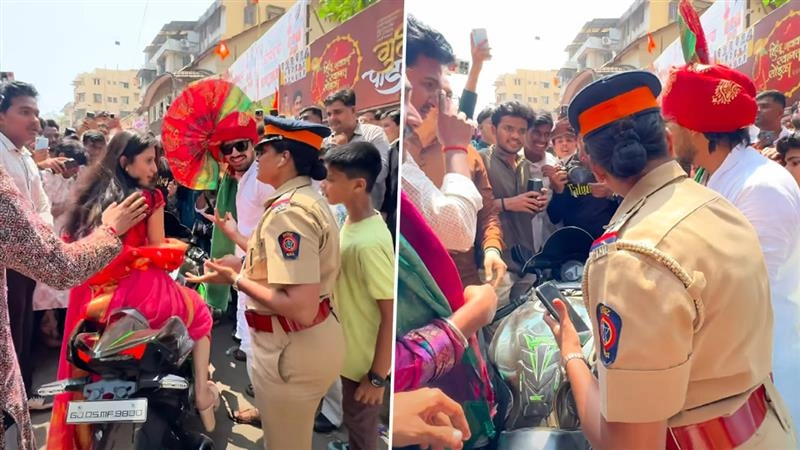 Gauri More Video: इन्फ्लुएन्सर गौरी मोरेची बाईक पोलिसांनी अडवली; नेमकं प्रकरण काय?