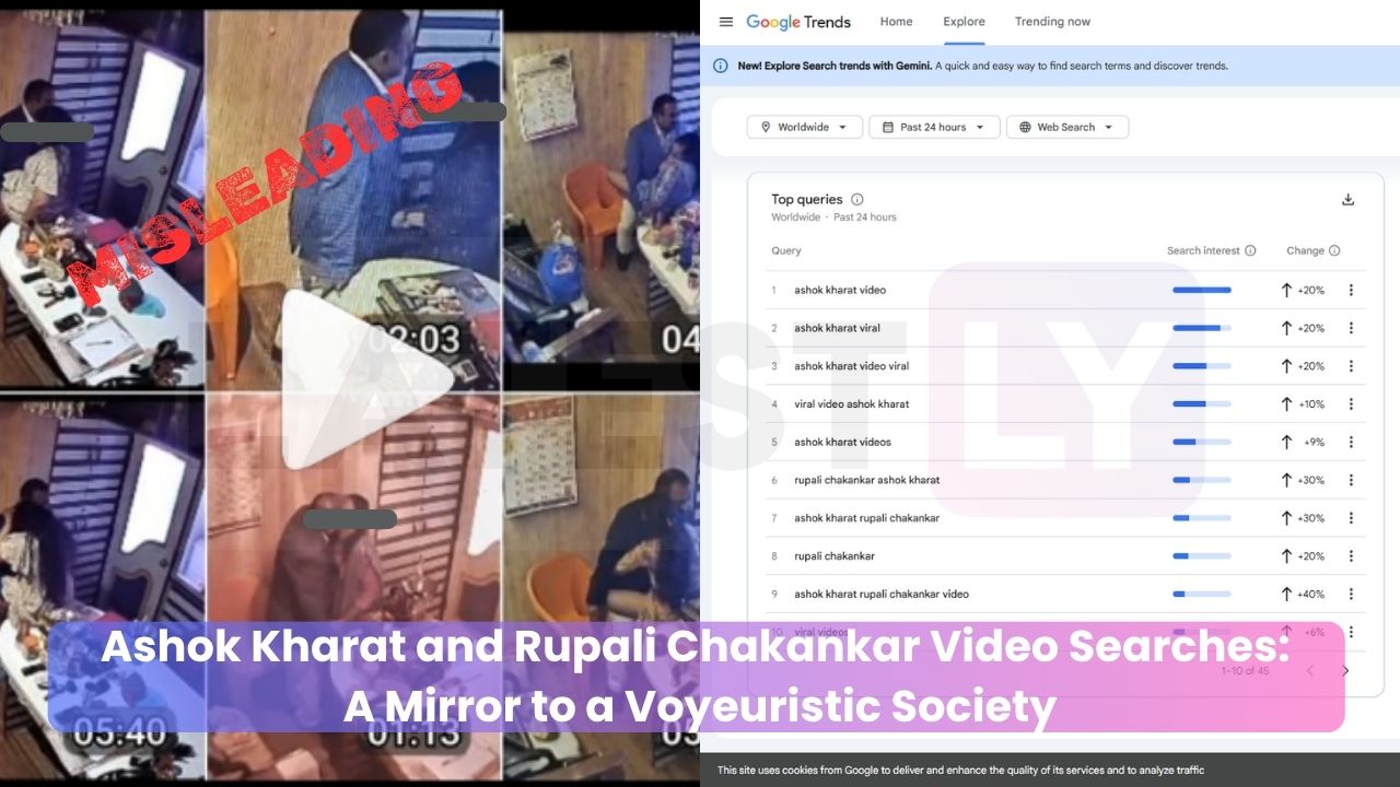 Ashok Kharat and Rupali Chakankar Video Search: अशोक खरात आणि रूपाली चाकणकर यांच्या संदर्भातील व्हायरल व्हिडिओचे सत्य काय?