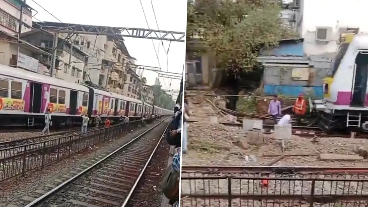 Dombivli Local Train Update: डोंबिवली स्थानकाजवळ लोकल गाडी रुळावरून घसरली; मध्य रेल्वेची वाहतूक विस्कळीत, प्रवाशांचे हाल- Video