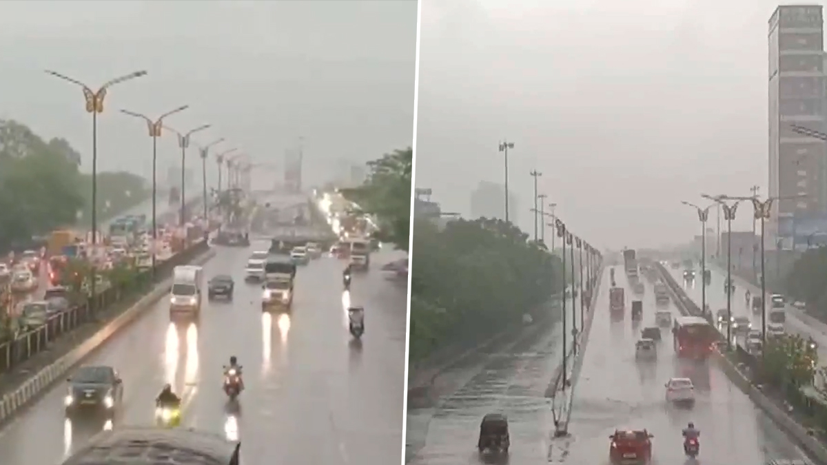 Navi Mumbai Rain News: नवी मुंबईत मुसळधार पावसाची हजेरी; हवामान विभागाकडून 'रेड अलर्ट' जारी