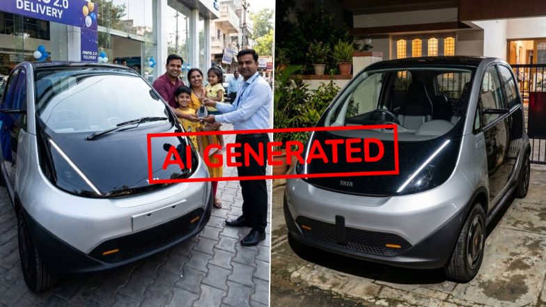 टाटा नॅनो फॅमिली ईव्ही 3.99 लाखांत लाँच झाली आहे का? सोशल मीडियावरील व्हायरल फोटोंचे सत्य जाणून घ्या
