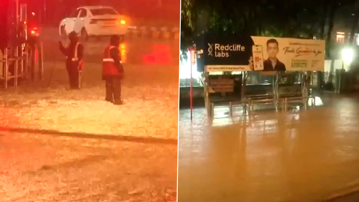 Mumbai Rain News: रात्रभर झालेल्या पावसामुळे अनेक भागांत पाणी साचले