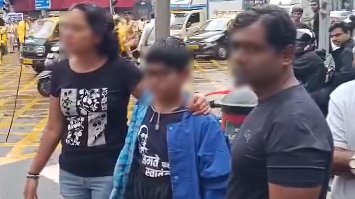 दादरमधील आंदोलनात पोलिसांवर संतापलेल्या महिलेचे संजय राऊतांकडून कौतुक, सोशल मीडियावर व्हिडिओ व्हायरल