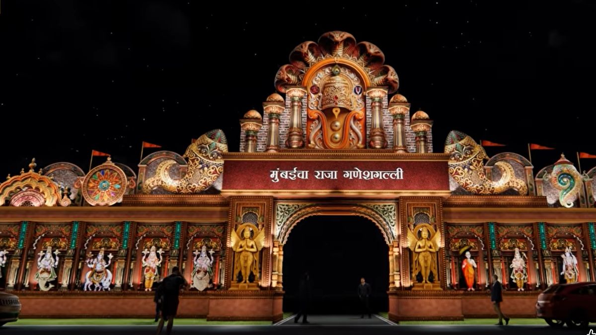 Mumbai Cha Raja 2026 Theme: यंदा गणेशगल्लीत साकारणार वैष्णव सांप्रदाय दर्शविणारी वारी; पहा झलक