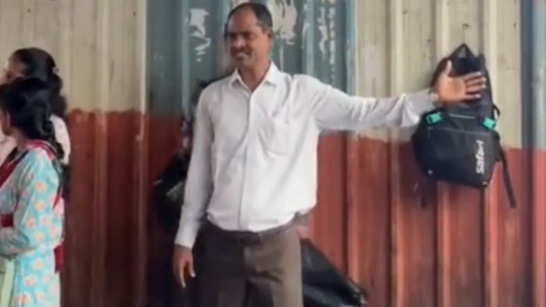 दादर रेल्वे स्थानकावर 'ह्युमन इंडिकेटर' बनून प्रवाशांना मदत करणारे Narendra Patil कोण?