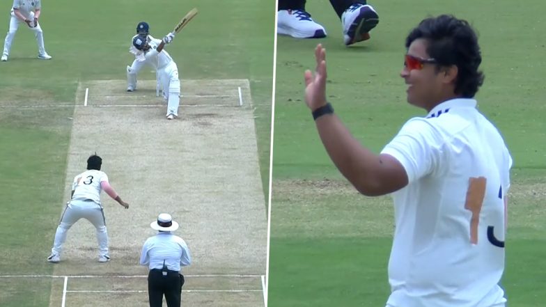 Vaibhav Sooryavanshi Bowling Video: 15 वर्षीय वैभव सूर्यवंशीची फिरकीची जादू; एकाच षटकात टिपल्या दोन महत्त्वाच्या विकेट्स