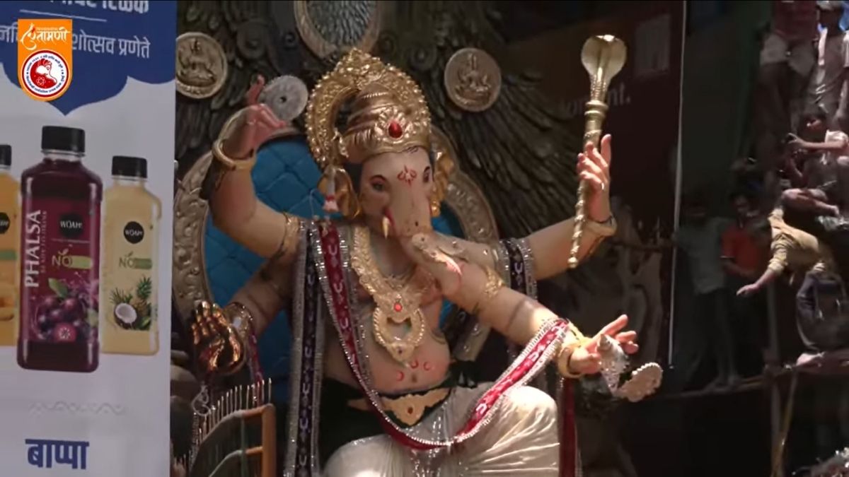 Chinchpokli Cha Chintamani 2026 First Look Revealed: चिंचपोकळीच्या चिंतामणीचा फर्स्ट लूक पहा; बालाजी रूपातील सजावटीची भाविकांना प्रतीक्षा
