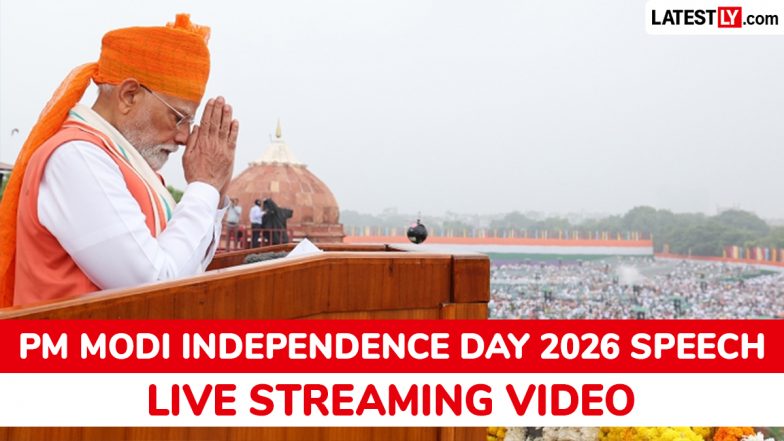 PM Modi Independence Day 2026 Speech Live Streaming: पीएम मोदींनी लाल किल्ल्यावर फडकावला तिरंगा; इथे थेट पहा भाषण