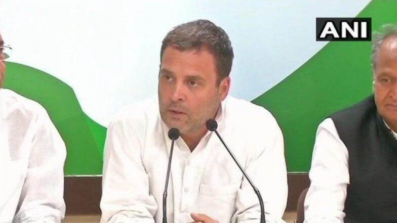 अरुण जेटलींशी भेट झाल्यावरच मल्या देशाबाहेर पळाला: राहुल गांधी अरुण जेटलींशी भेट झाल्यावरच मल्या देशाबाहेर पळाला: राहुल गांधी