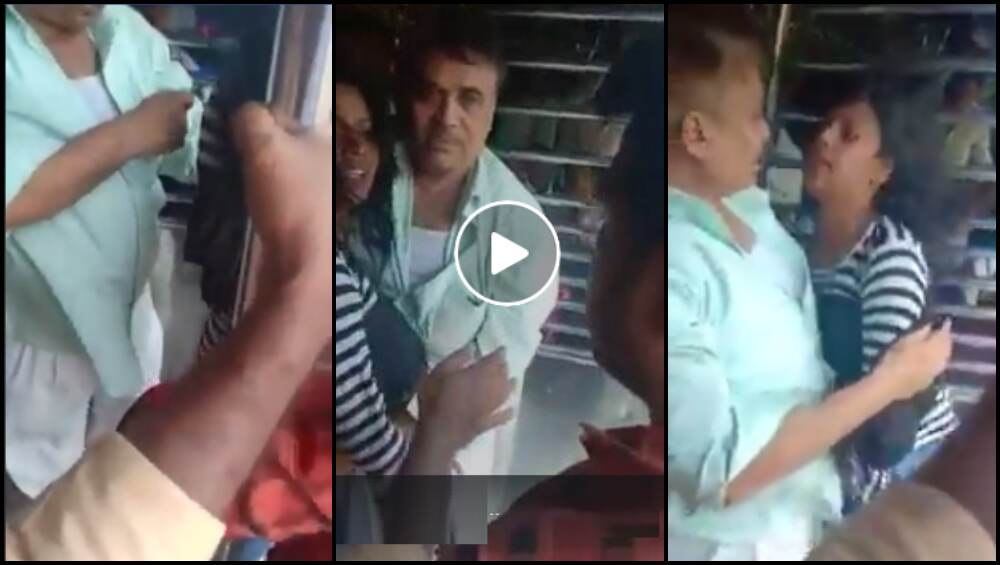 व्हिडिओ: ट्रेनमधली गंमत अंगाशी आली; पोरगी मरता मरता वाचली व्हिडिओ: ट्रेनमधली गंमत अंगाशी आली; पोरगी मरता मरता वाचली