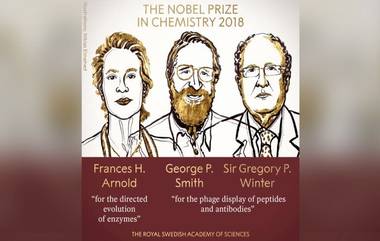 Nobel Prize 2018 : रसायनशास्त्र विभागातील नोबेल पुरस्काराची घोषणा