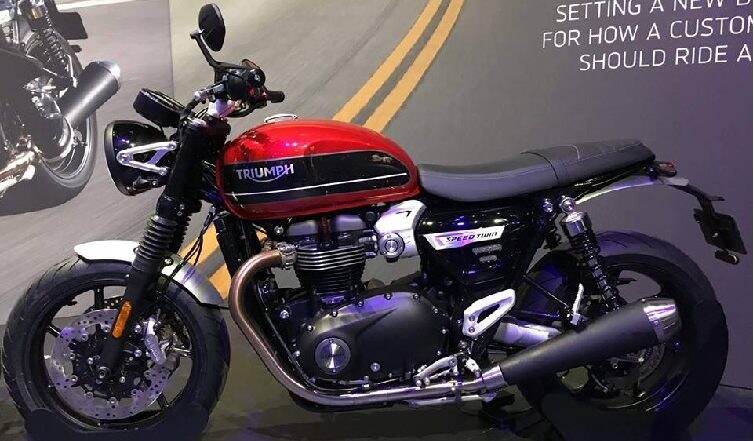 2019 Triumph Speed Twin बाईकचे फोटो सोशल मीडियावर व्हायरल 2019 Triumph Speed Twin बाईकचे फोटो सोशल मीडियावर व्हायरल