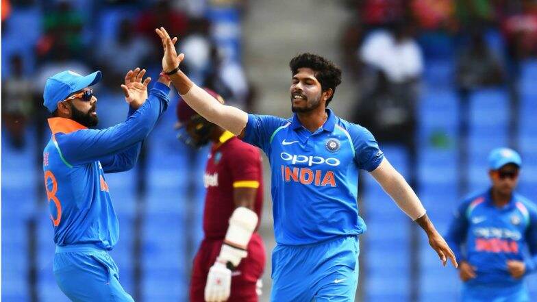 India vs West Indies ODI 2018: दुखापतग्रस्त शार्दुल ठाकूर ऐवजी उमेश यादवला संघात स्थान India vs West Indies ODI 2018: दुखापतग्रस्त शार्दुल ठाकूर ऐवजी उमेश यादवला संघात स्थान