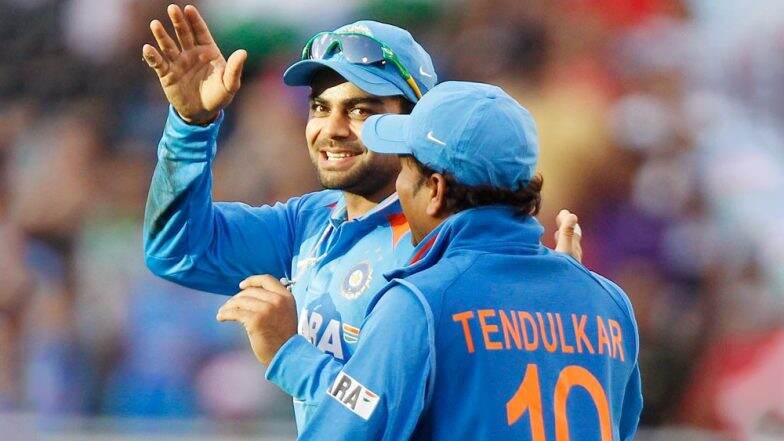 India vs West Indies ODI 2018: मास्टर ब्लास्टर सचिनचा विक्रम मोडण्याची कोहलीला 'विराट' संधी India vs West Indies ODI 2018: मास्टर ब्लास्टर सचिनचा विक्रम मोडण्याची कोहलीला 'विराट' संधी