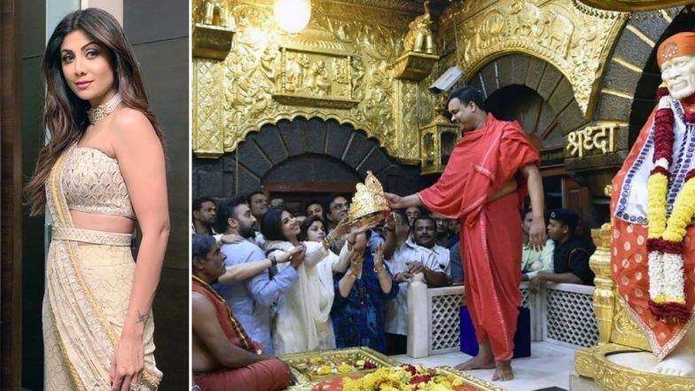 शिर्डीच्या साईबाबा मंदिरात शिल्पा शेट्टी दर्शनाला, 25.75 लाखाचा सोन्याचा मुकुट केला दान शिर्डीच्या साईबाबा मंदिरात शिल्पा शेट्टी दर्शनाला, 25.75 लाखाचा सोन्याचा मुकुट केला दान
