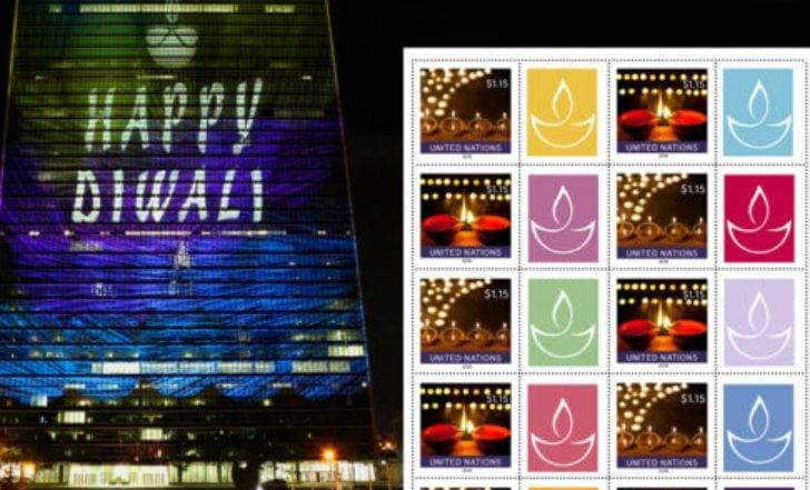 Diwali 2018 : UN कडून भारतीयांना खास दिवाळी गिफ्ट, दिव्यांची पोस्ट तिकीट सुरू Diwali 2018 : UN कडून भारतीयांना खास दिवाळी गिफ्ट, दिव्यांची पोस्ट तिकीट सुरू