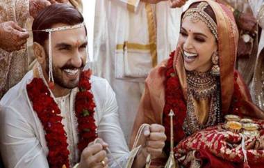 Deepika Ranveer wedding photo : दीपिका रणवीरच्या लग्नाचा पहिला फोटो