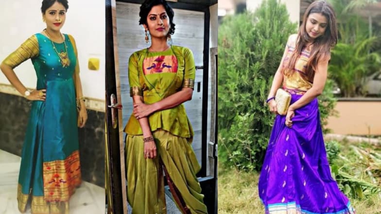 Diwali Special: पारंपारिक पैठणींचा एथनिक लूक ! 'या' अभिनेत्रींचे ड्रेस पाहून तुम्हीही पुन्हा पैठणींच्या प्रेमात पडाल Diwali Special: पारंपारिक पैठणींचा एथनिक लूक ! 'या' अभिनेत्रींचे ड्रेस पाहून तुम्हीही पुन्हा पैठणींच्या प्रेमात पडाल