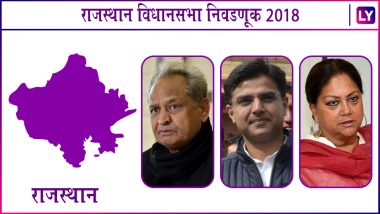 Rajasthan Assembly Elections 2018 Exit Poll: राजस्थानमध्ये जनादेश काँग्रेसच्या बाजूने, भाजप सत्तेतून पायऊतार होण्याची शक्यता