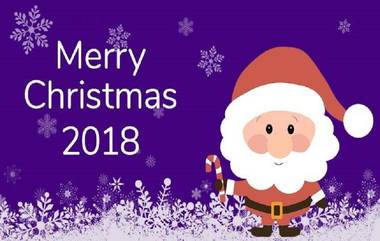 Christmas 2018: ख्रिसमसच्या शुभेच्छा देण्यासाठी खास मेसेजेस आणि Santa Claus WhatsApp stickers