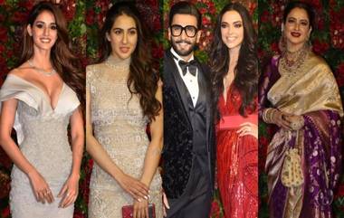 Deepika-Ranveer Reception Party :बॉलिवूड कलाकार आणि खेळाडू सेलिब्रिटींच्या उपस्थितीमध्ये मुंबईत रंगली #DeepVeer ची खास पार्टी